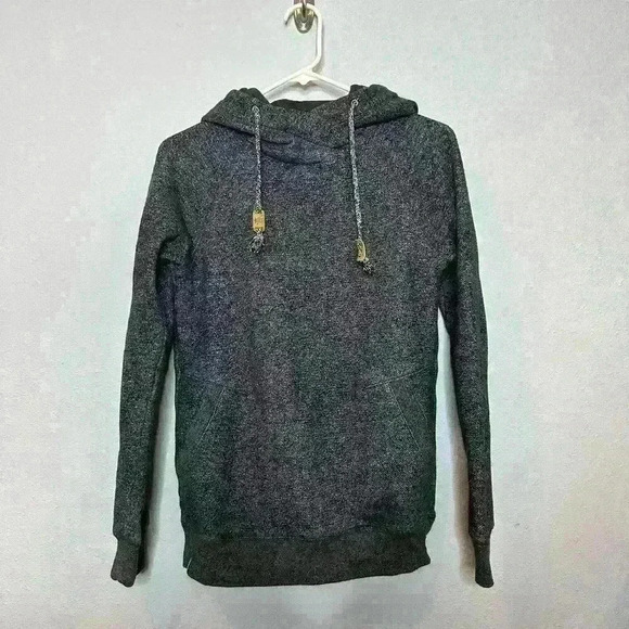 Tentree Burney Hoodie, EUC, size extra small, Meteorite Black Heather - Picture 1 of 5